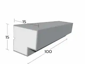 คิ้วบัวโฟม รุ่น A15 ขนาด 15 × 15 ซม.