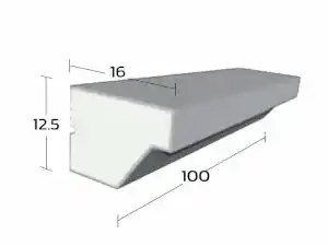 คิ้วบัวโฟม รุ่น A20 ขนาด 16 × 12.5 ซม.