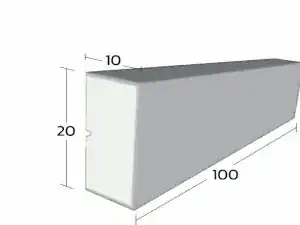 คิ้วบัวโฟม รุ่น A23 ขนาด 10 × 20 ซม.