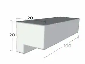 คิ้วบัวโฟม รุ่น A27 ขนาด 20 × 20 ซม.