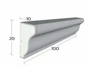 คิ้วบัวโฟม รุ่น A30 ขนาด 10 × 20 ซม.