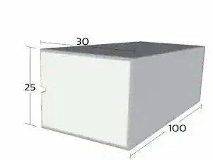 คิ้วบัวโฟม รุ่น A36 ขนาด 30 × 25 ซม.
