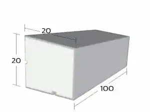 คิ้วบัวโฟม รุ่น A37GS ขนาด 20 × 20 ซม.