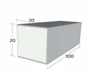 คิ้วบัวโฟม รุ่น A38 ขนาด 20 × 20 ซม.