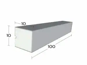 คิ้วบัวโฟม รุ่น A4 ขนาด 10 × 10 ซม.