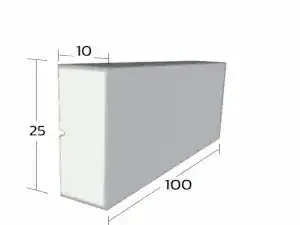 คิ้วบัวโฟม รุ่น A40 ขนาด 10 × 25 ซม.