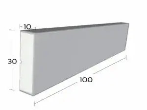 คิ้วบัวโฟม รุ่น A41 ขนาด 10 × 30 ซม.